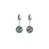 Cristal de confettis de minuit | Argent sterling .925 | Boucles d'oreilles Mini Kikiballa